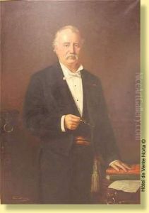 Portrait De Notable by Leon Herbo