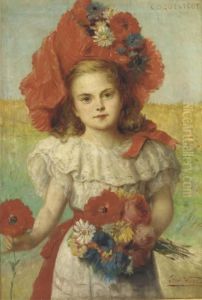 Coquelicot: A Young Girl With Poppies