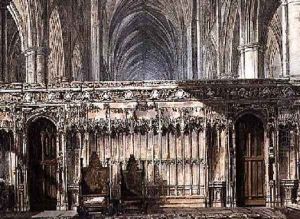 The Screen of Edward the Confessor by Frederick Mackenzie