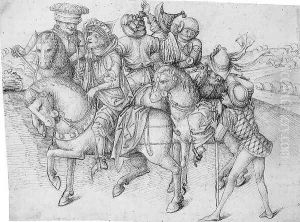 Group of Men on horseback: Study for a Crucifixtion Group of Men on horseback: Study for a Crucifixtion