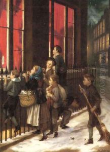 The Little Spies by Augustus Edwin Mulready