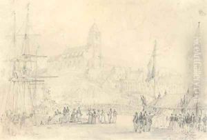 The arrival of Queen Victoria at Treport, 2nd September 1843
