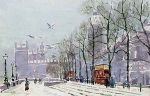 A Winters Day Westminster by Herbert Menzies Marshall