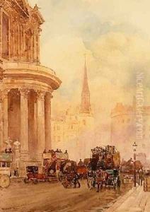 St Pauls Churchyard by Herbert Menzies Marshall