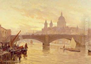 Southwark Bridge by Herbert Menzies Marshall