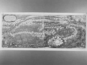 Battle of Luetzen on 16 November 1632 from Theatrum Europaeum Volume II 1633 by Matthaus the Elder Merian