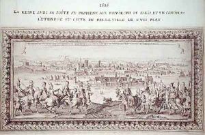 The Queen with her Entourage on the Outskirts of Paris 17th May 1616 by Matthaus the Elder Merian