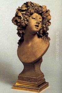 Head of a Bacchante by Joseph Charles Marin