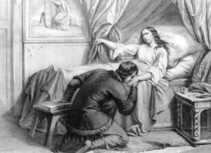 The Death of Ilona Zrinyi 1862 by Jozsef Marastoni