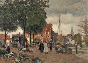 Blumenmarkt Inamsterdam by Heinrich Hermanns