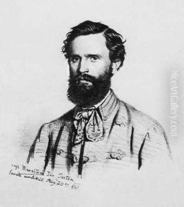 Portrait of Soma Orlai Petrics 1861 by Jozsef Marastoni