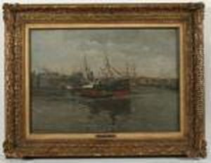 Dampfer Im Hafen