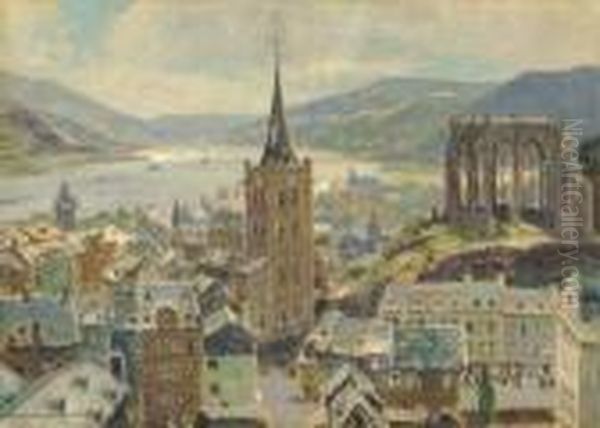 Ansicht Von Bacharach Am Rhein - view 1