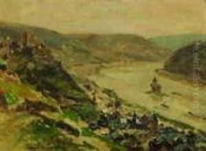 Kaub Am Rhein by Heinrich Hermanns