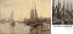 Morgenstille: The Harbour Of Spakenburg by Heinrich Hermanns