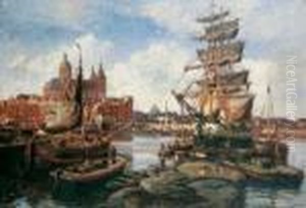 Im Hafen Von Amsterdam. - view 1