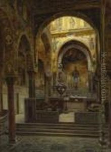 Palermo - Inneres Der Capella
Palatina. by Heinrich Hermanns