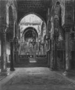 In Der Capella Palatina In Palermo by Heinrich Hermanns