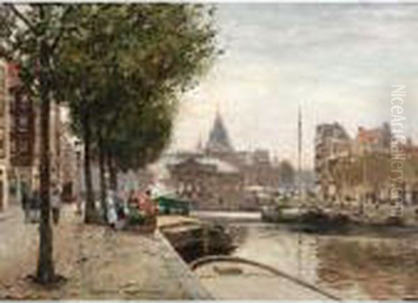 A View Of The Nieuwmarkt, Amsterdam - view 1