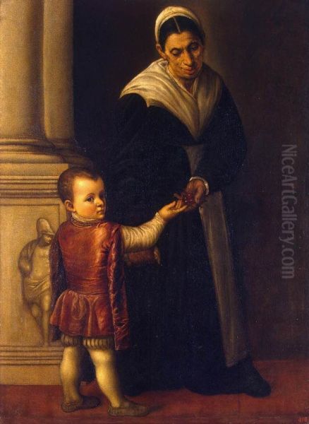 Portrait of a Boy with his Nurse - view 1