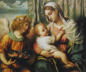 Virgin and Child by Alessandro Bonvicino (Moretto da Brescia)