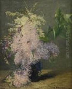 Blomsterstilleben by Olof Hermelin