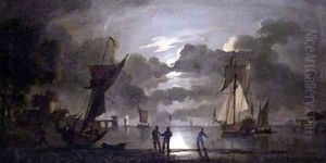 Moonlit Estuary by Peter Monamy
