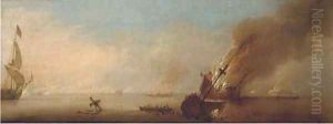 The aftermath of battle by Peter Monamy