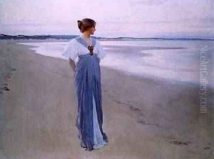 The Seashore 1900 by William Henry Margetson