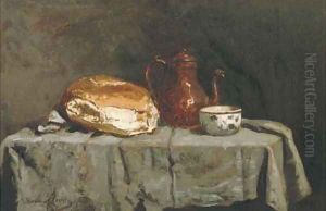 Bread and a coffeepot Bread and a coffeepot