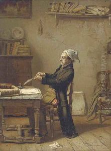 A scholar at work by Frans Meerts