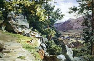 View of Craig-y-Barns Dunkeld Looking South 1855 by John Henry Mole