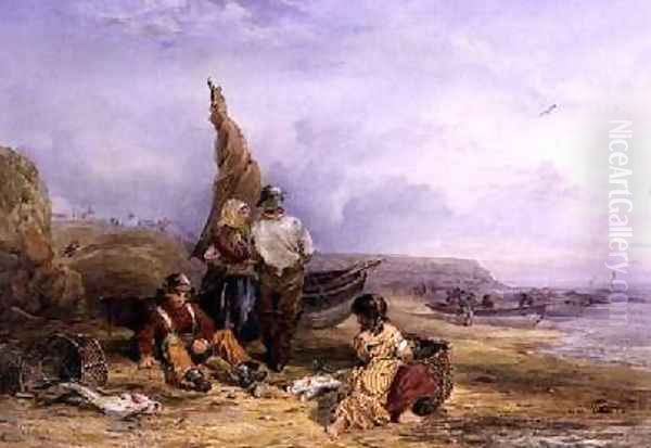 Figures on a Beach 1846 - view 1