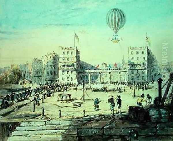 New Hungerford Market open July 2nd 1833 - view 1