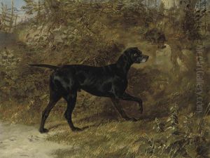 A Black Pointer by John Frederick Herring Snr