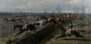 Steeplechase Cracks by John Frederick Herring Snr