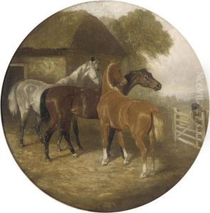 Three Hunters In A Yard