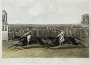 The Flying Dutchman And Voltigeur by John Frederick Herring Snr