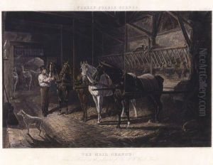 Fores'sstable Scenes by John Frederick Herring Snr