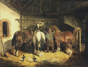 "impferdestall". by John Frederick Herring Snr