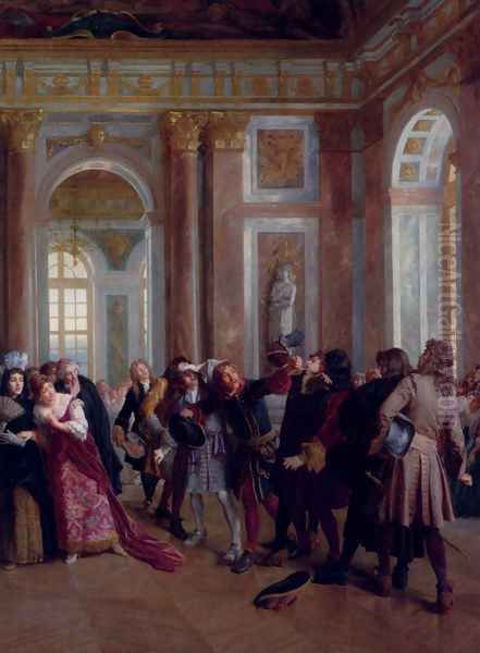Jean Bart In The Galerie Des Glaces At Versailles - view 1