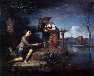 Angler c. 1700 by Carel de Moor
