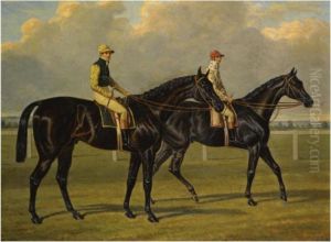Flying Dutchman With Charles Marlow, And Voltigeur With Nat Flatman by John Frederick Herring Snr