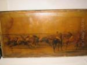 Horse Racing by John Frederick Herring Snr