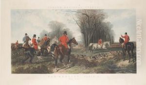 Forest's National Sport, Fox Hunting, The Find by John Frederick Herring Snr