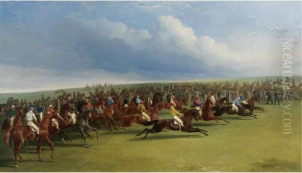 The Oaks 1845 - A False Start - view 1