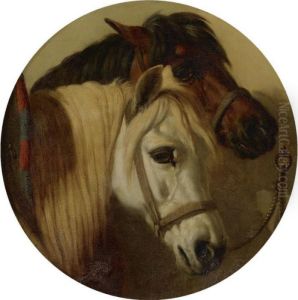 Good Friends by John Frederick Herring Snr