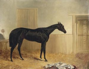 Mendicant, Winner Of The 1846 Oaks, In A Stable