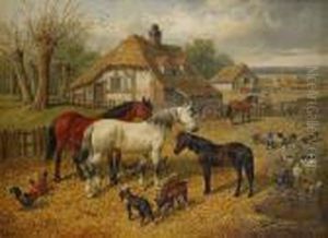 Stable Mates by John Frederick Herring Snr