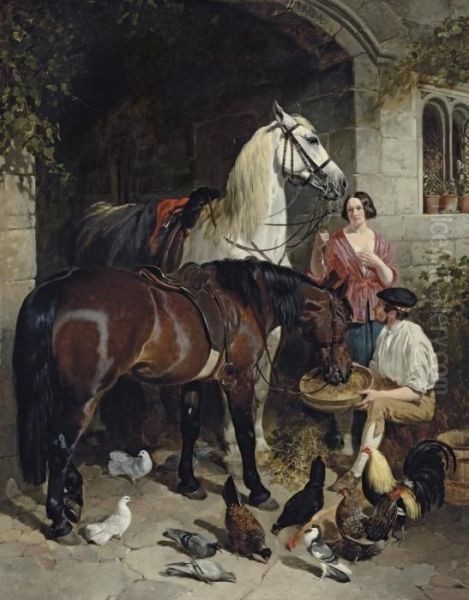 Feeding The Horse - view 1